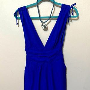 NWT Sexy bright blue romper. Size XS